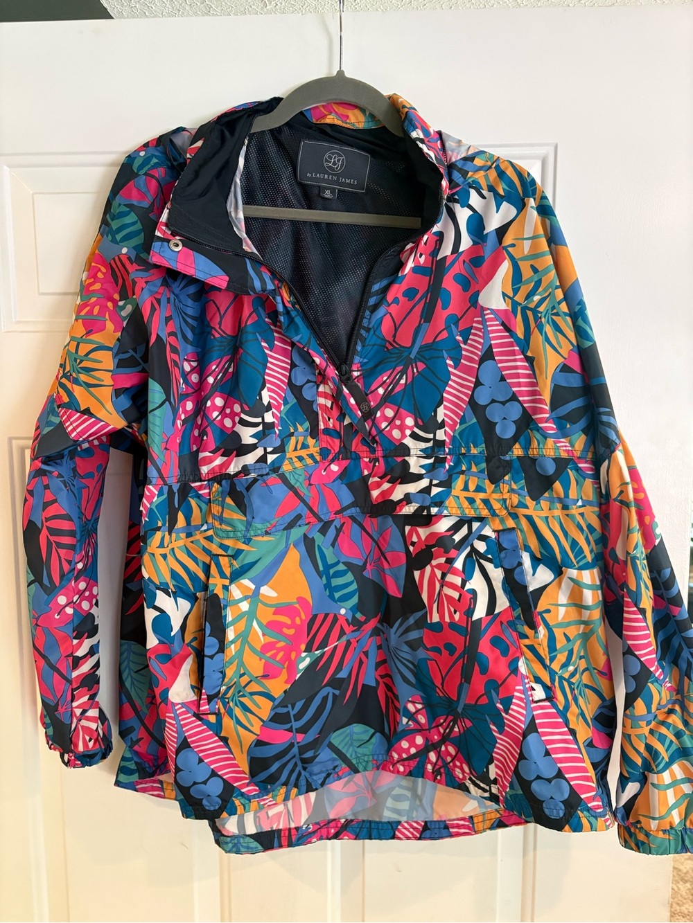 Lauren James Multicolor Tropical Print Ski Jacket